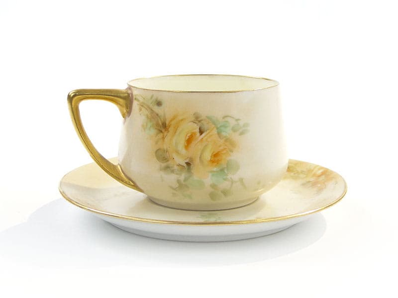 Filiżanka do mokki Donatello, ivory white porcelana, Rosenthal, Niemcy, lata 20. - 181534