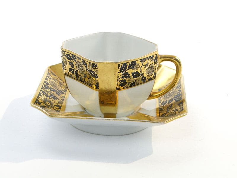 Filiżanka do mokki, Art Deco, porcelana biała, Wielka Brytania, lata 20. - 181546