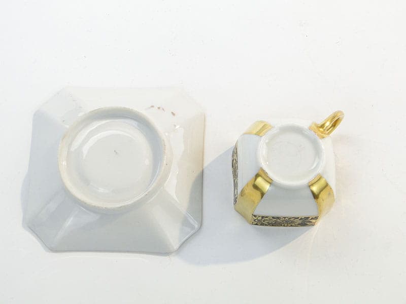 Filiżanka do mokki, Art Deco, porcelana biała, Wielka Brytania, lata 20. - 181552