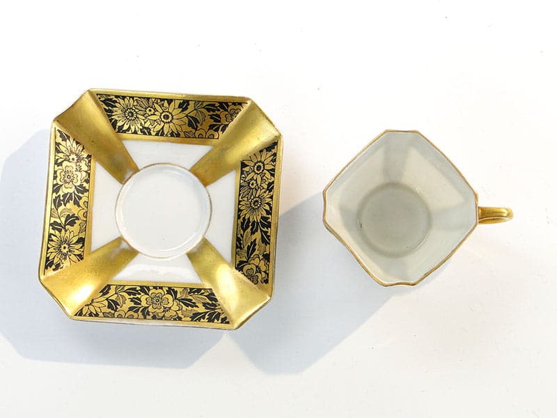 Filiżanka do mokki, Art Deco, porcelana biała, Wielka Brytania, lata 20. - 181549