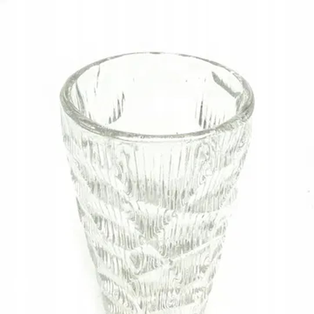 Wazon Okulus, Mid-century modern, szkło transparentne, Ząbkowice, Polska, lata 70. - 181561