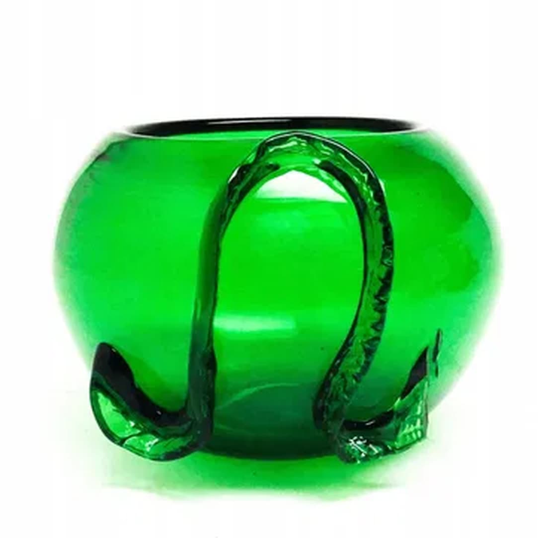 Vase, Polish Modernism, violet glass, by J. Słuczan-Orkusz, Poland, 1970s