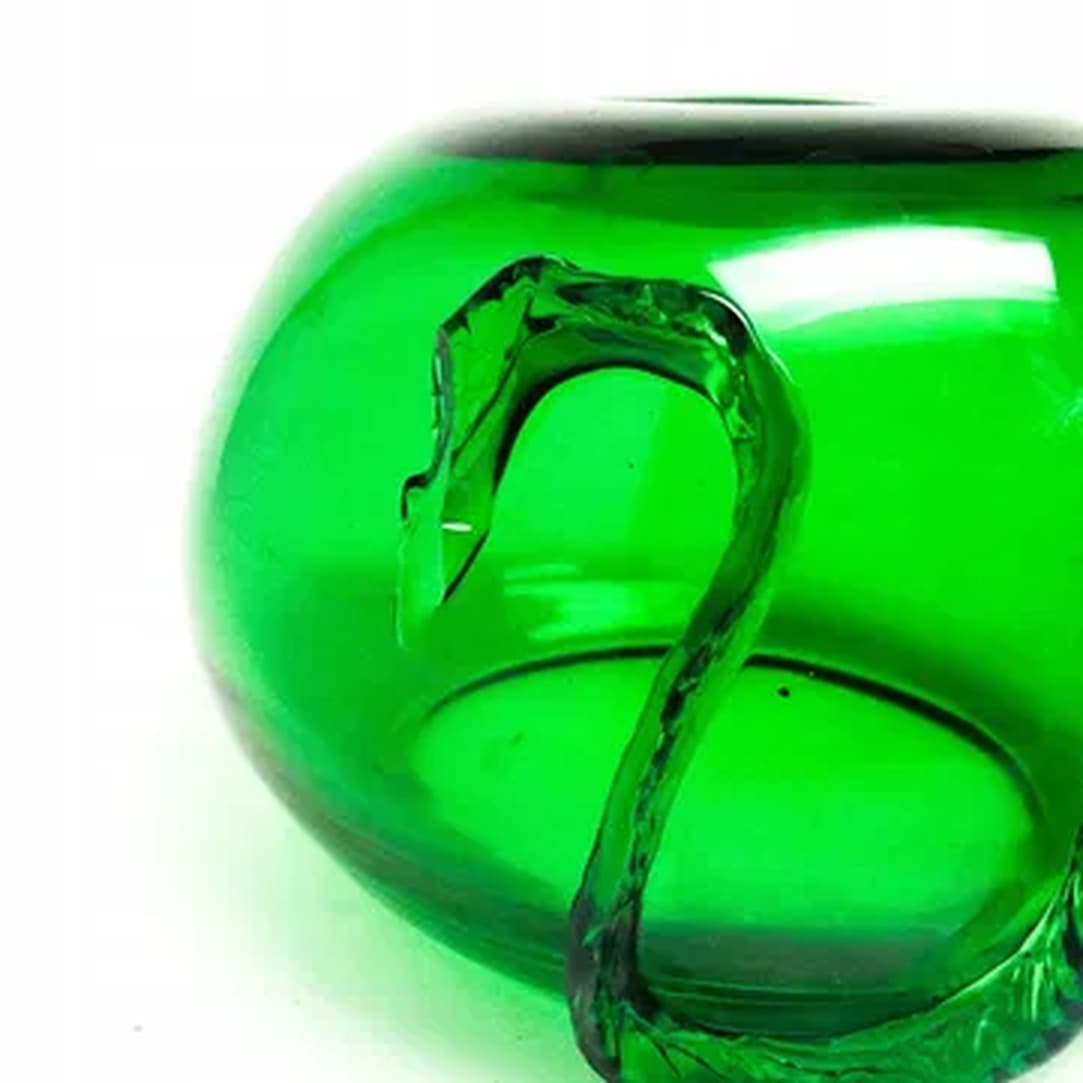 Vase, Polish Modernism, violet glass, by J. Słuczan-Orkusz, Poland, 1970s - 181584