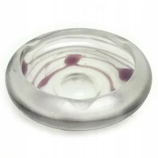 Art Nouveau dish, glass, Germany, 1970s. - DIMENSION