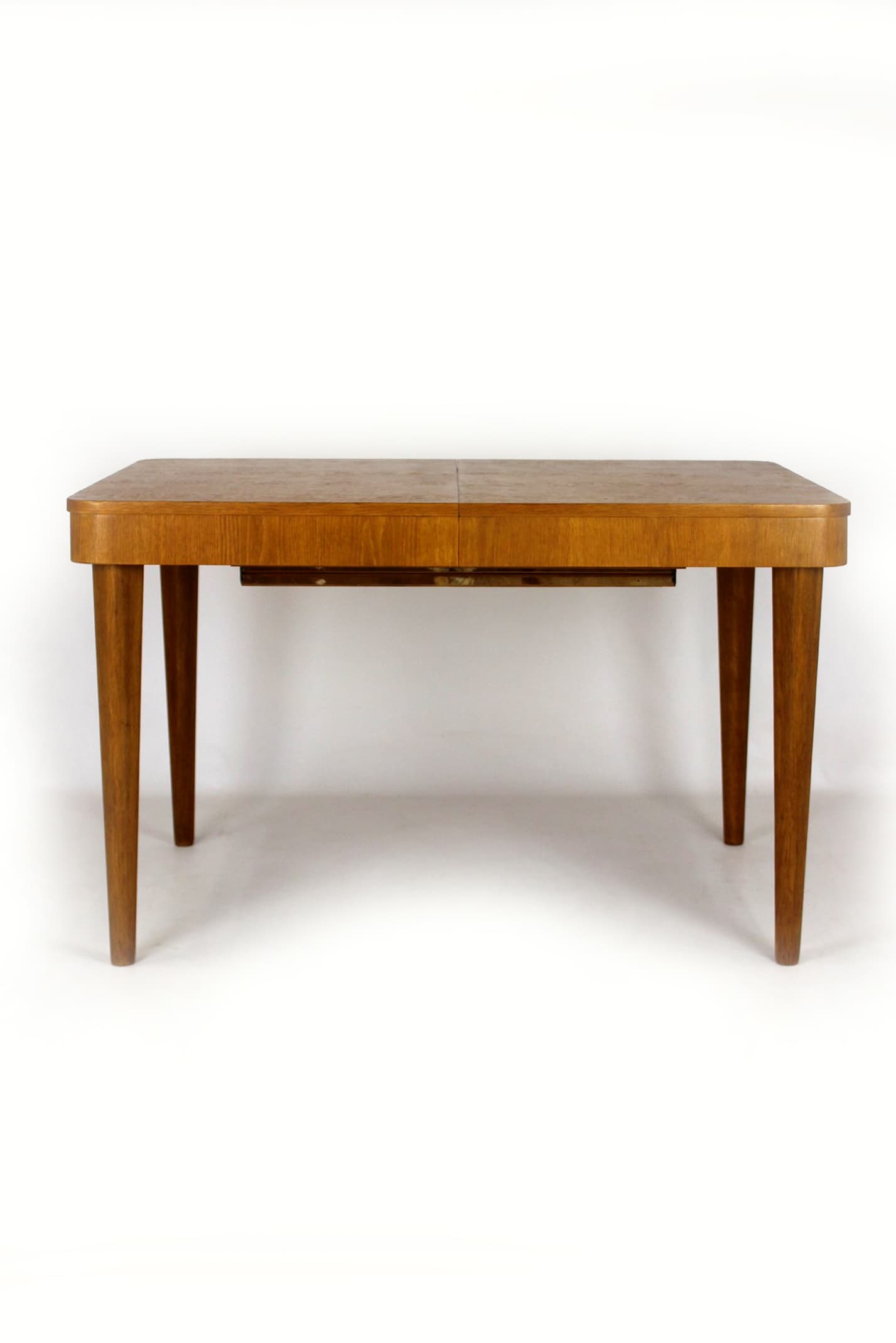 Extendable Table, light brown oak, by J. Halabala, Czech Republic, 1950s - 181715