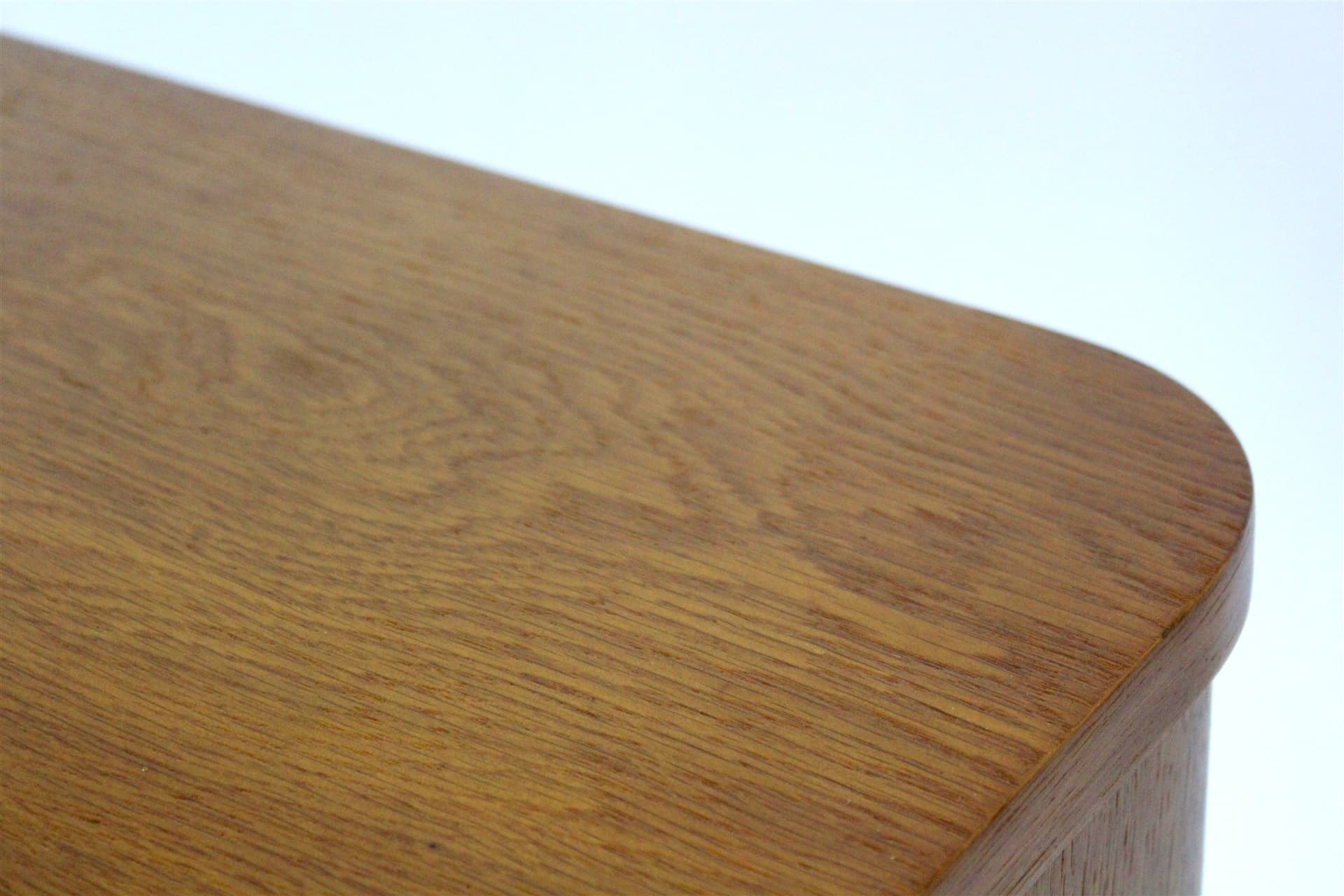 Extendable Table, light brown oak, by J. Halabala, Czech Republic, 1950s - 181720