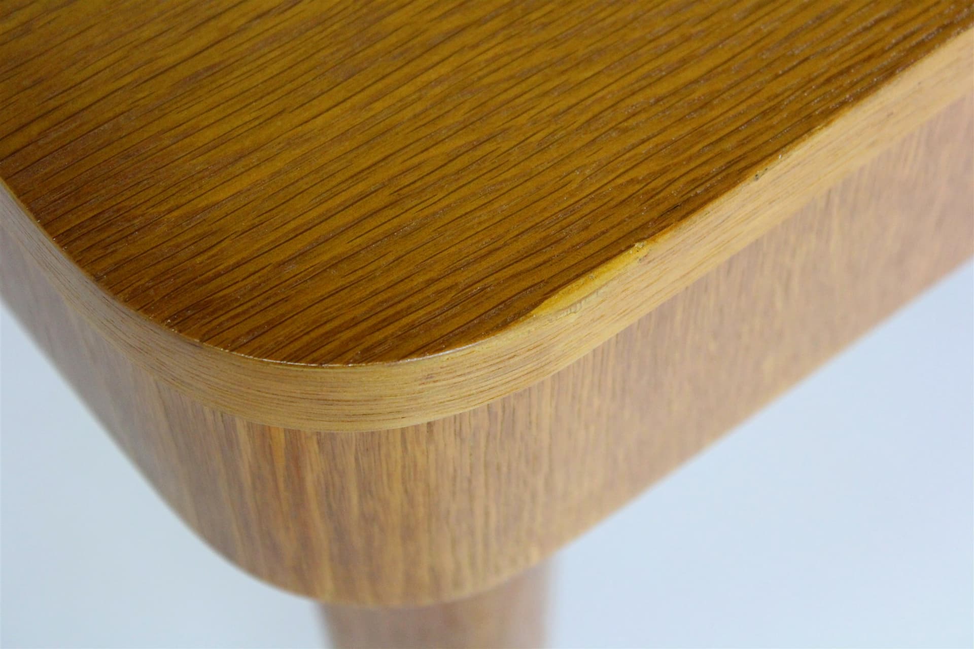 Extendable Table, light brown oak, by J. Halabala, Czech Republic, 1950s - 181719