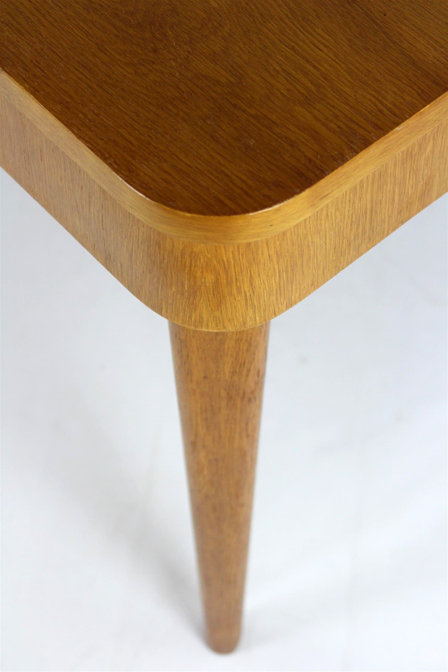 Extendable Table, light brown oak, by J. Halabala, Czech Republic, 1950s - 181718