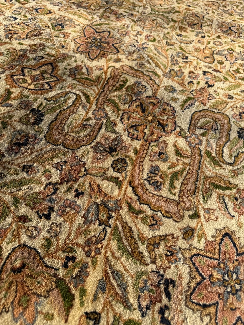 Dywan Indo Sarouck 375x255 cm, beżowy, wełna, Indie - 181740