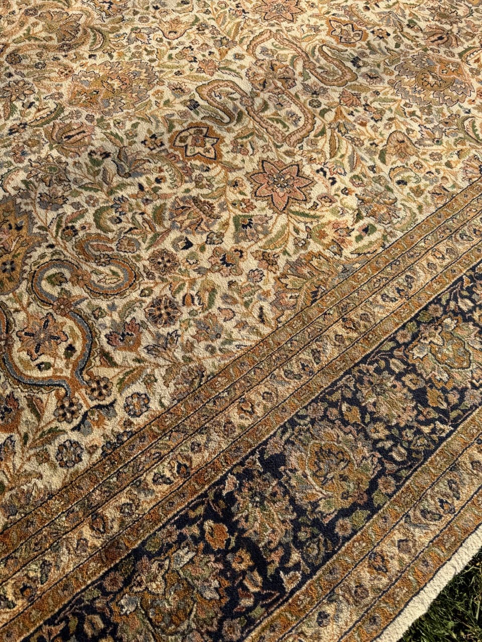 Dywan Indo Sarouck 375x255 cm, beżowy, wełna, Indie - 181743