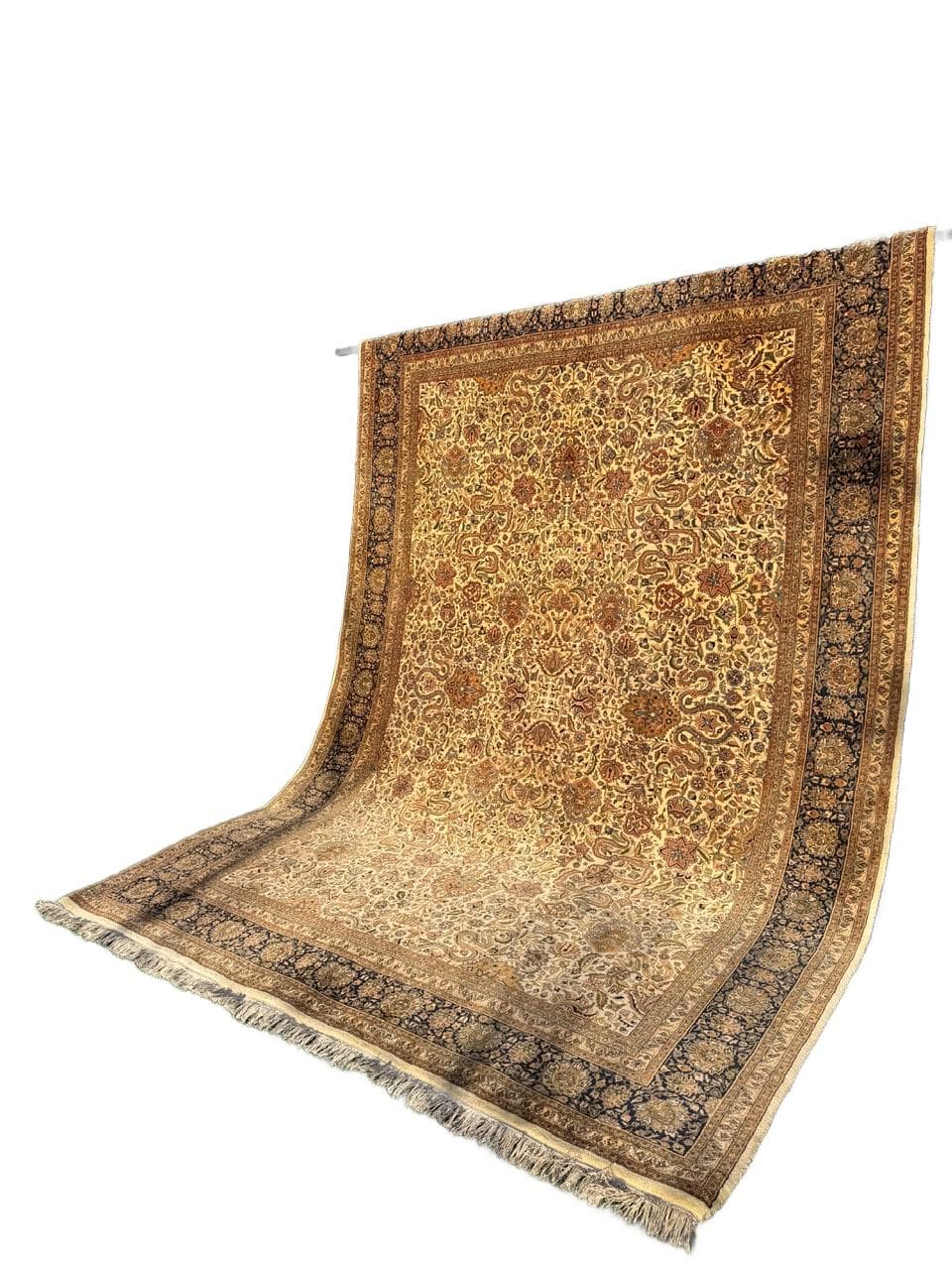 Dywan Indo Sarouck 375x255 cm, beżowy, wełna, Indie - 188646