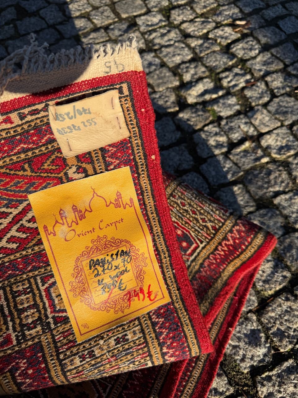 Chodnik Buchara 270x70 cm, czerwony, wełna kaszmirowa, Pakistan, lata 90. - 181846