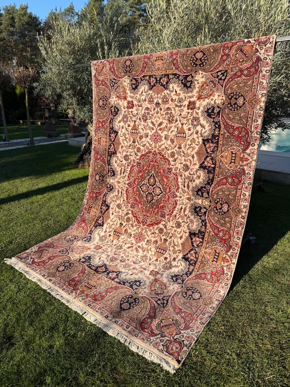 Dywan Indo Ispahan 300x200 cm, multikolor, wełna, Indie - 181883