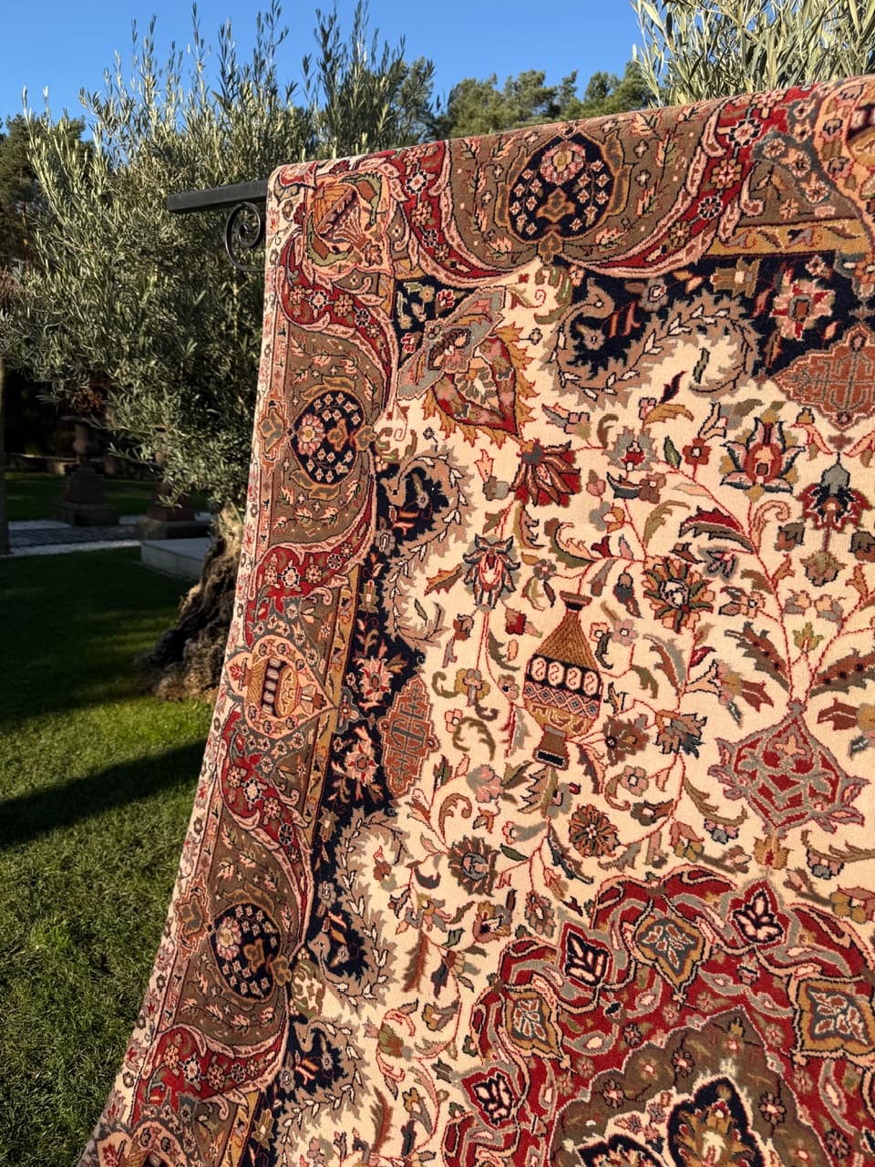 Dywan Indo Ispahan 300x200 cm, multikolor, wełna, Indie - 181879