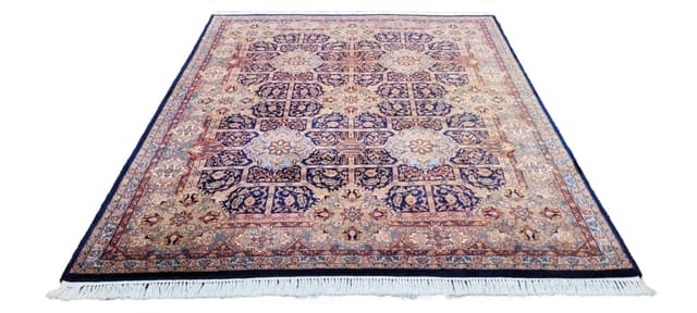 Rug Tebriz, 310x250cm, navy blue, wool, India - DIMENSION