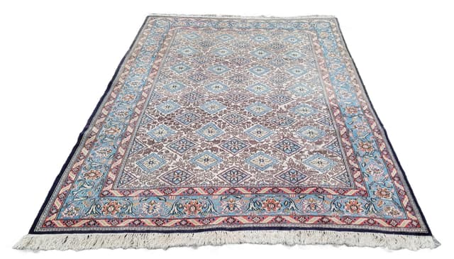 Rug Ghom 207x320 cm, multicolor wool, Iran, 1970s. - DIMENSION