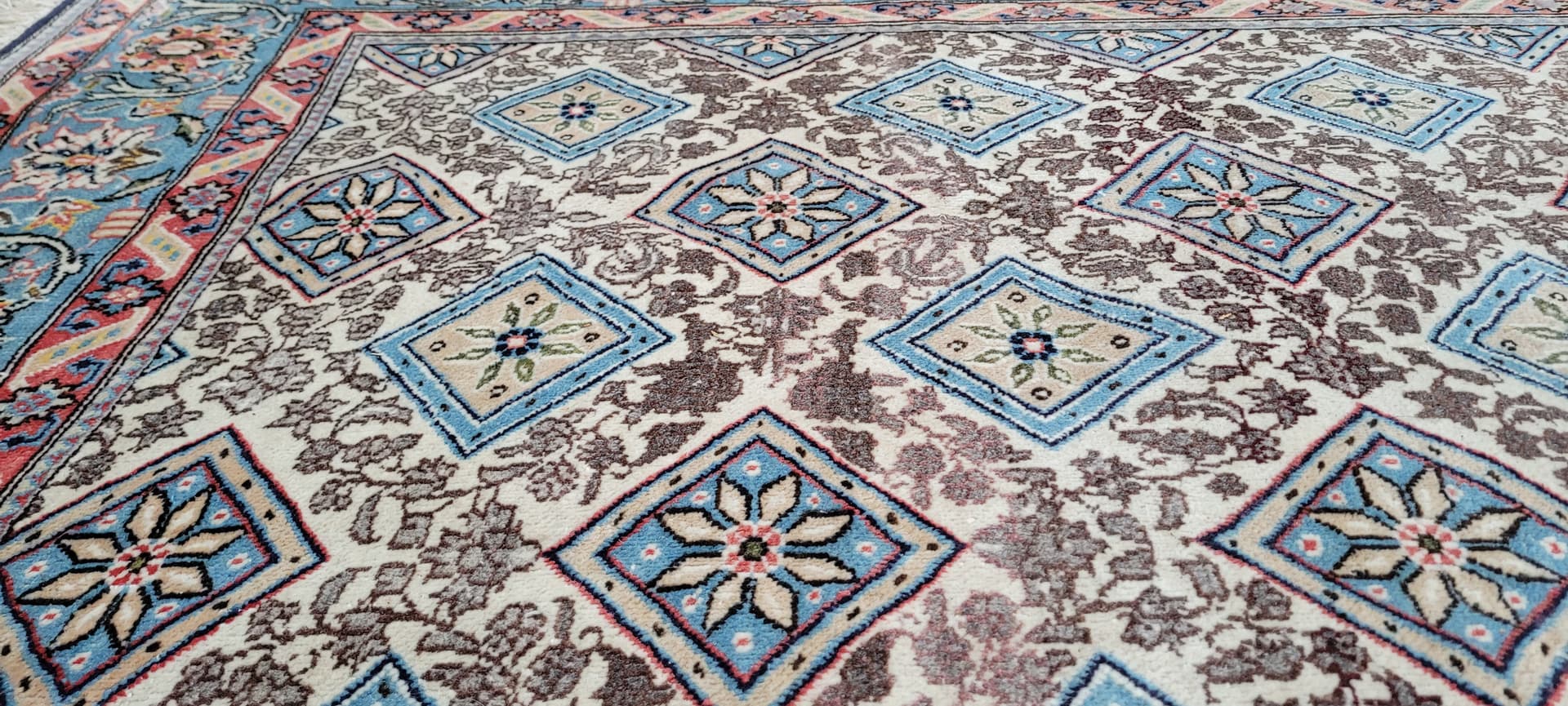 Rug Ghom 207x320 cm, multicolor wool, Iran, 1970s. - 181905