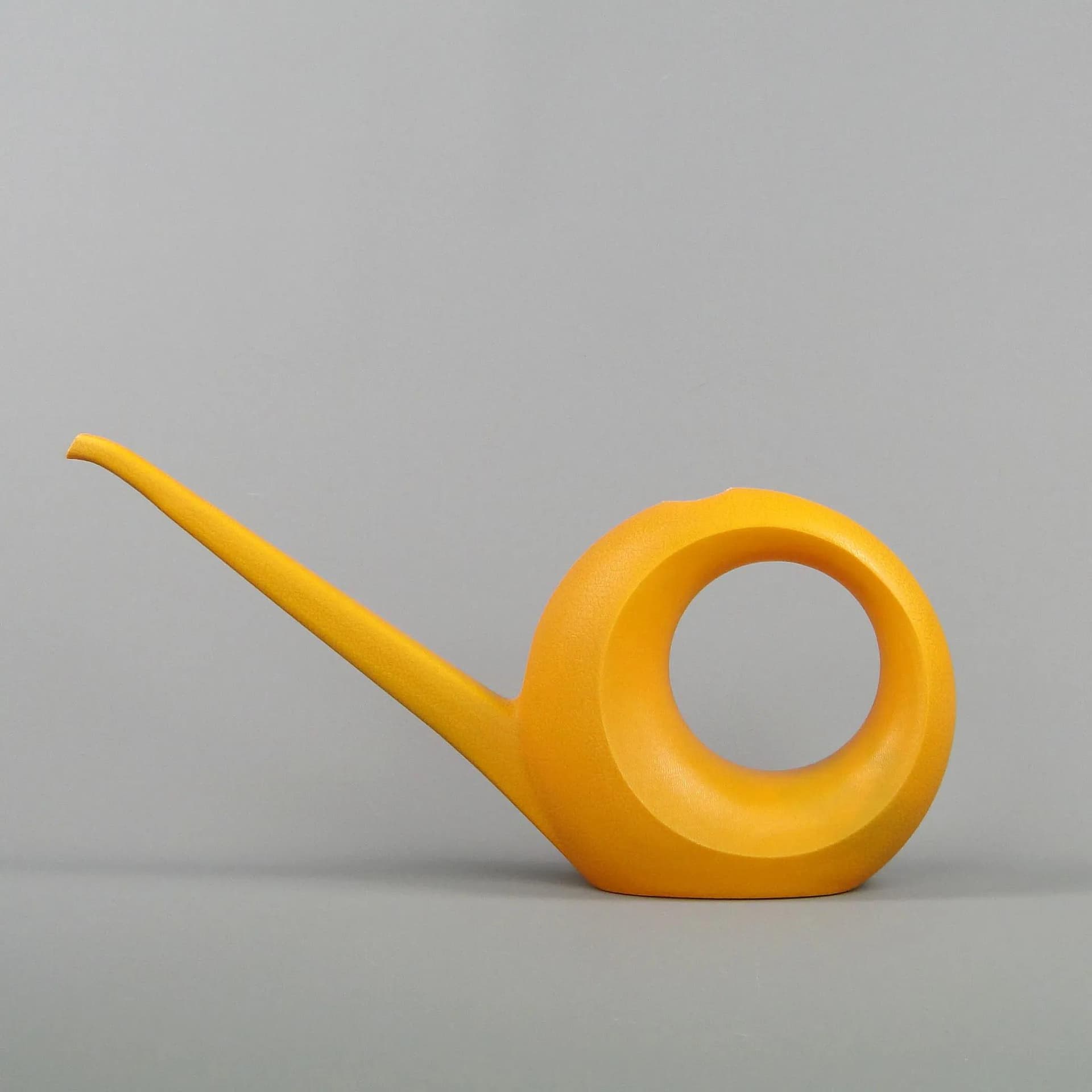Watering Can Vitri, yellow, plastic, Germany, 1960s. - 12630
