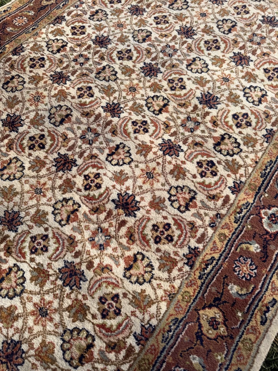 Rug Indo Herati, beige, wool, India - 181959