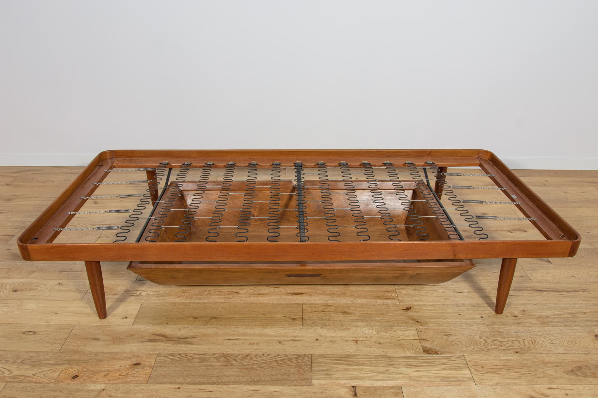 Leżanka, teak brązowy jasny, Horsens Møbelfabrik, Dania, lata 60. - 182067