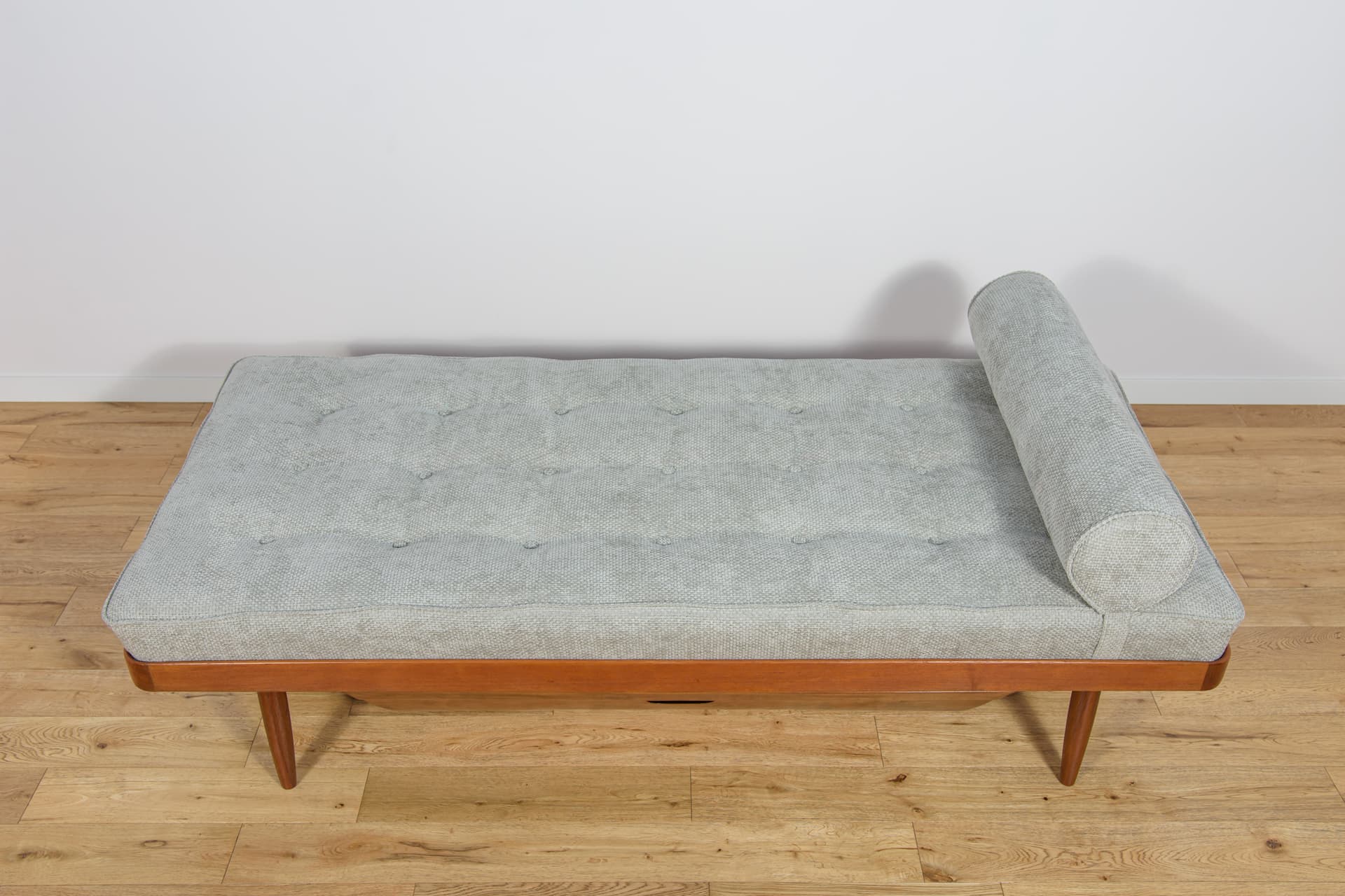 Leżanka, teak brązowy jasny, Horsens Møbelfabrik, Dania, lata 60. - 182056