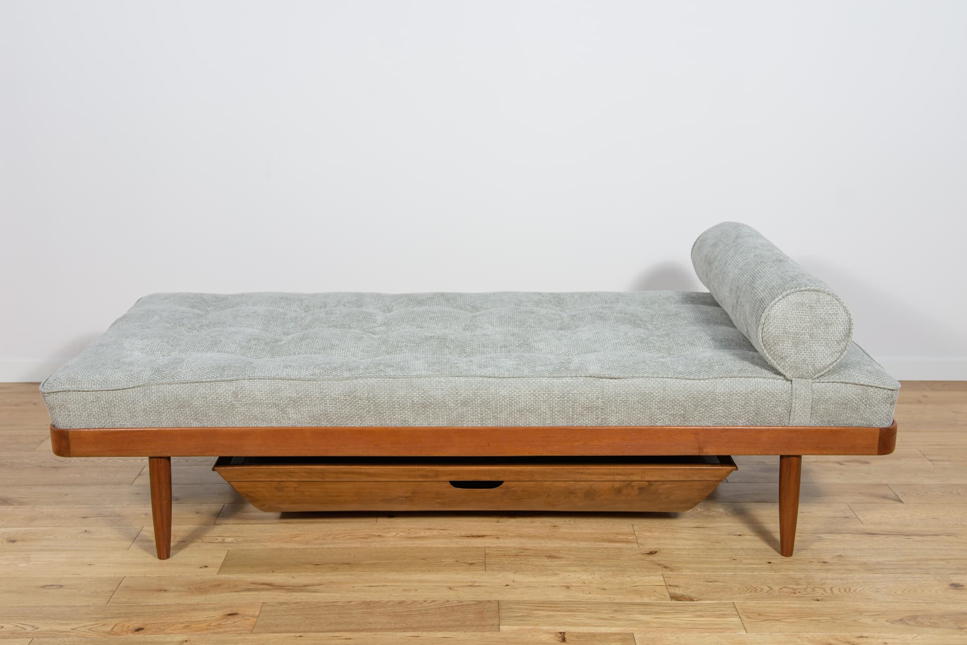 Leżanka, teak brązowy jasny, Horsens Møbelfabrik, Dania, lata 60. - 182055