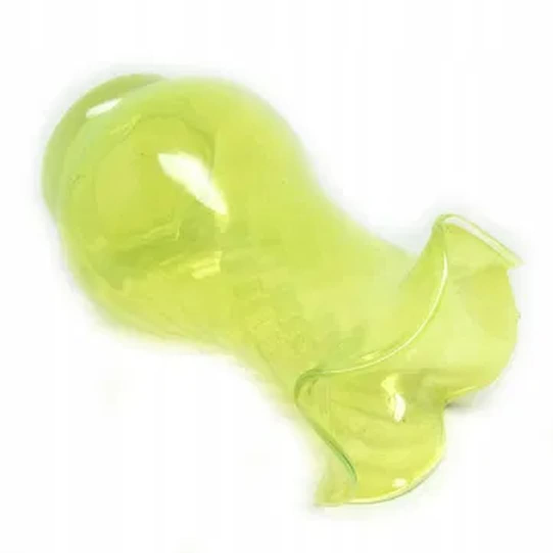 Mid-century modern ruffled vase, glass, by L. Fiedorowicz, Huta Staszic, Poland, 1970s. - 182088