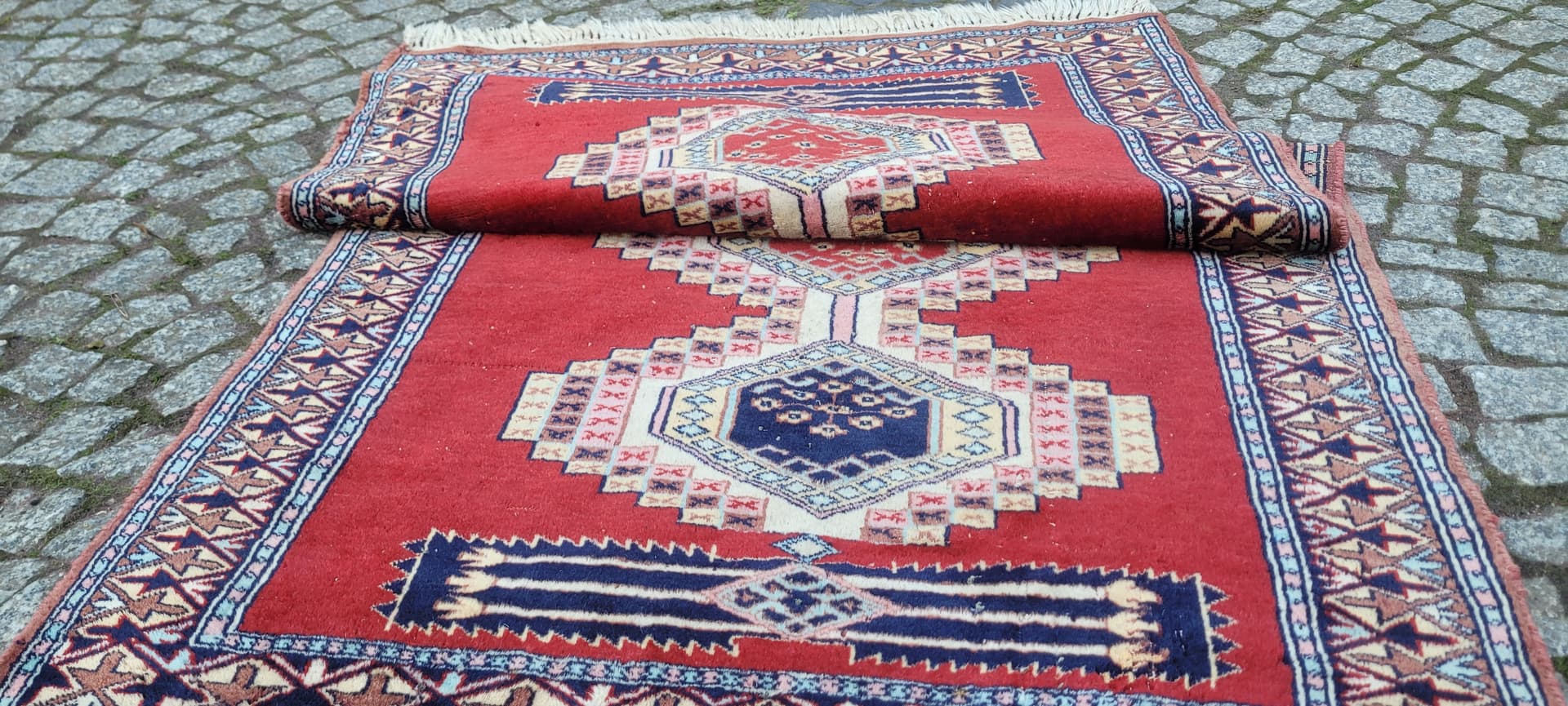 Rug Buchara 160x93 cm, multicolor wool, Pakistan - 182124