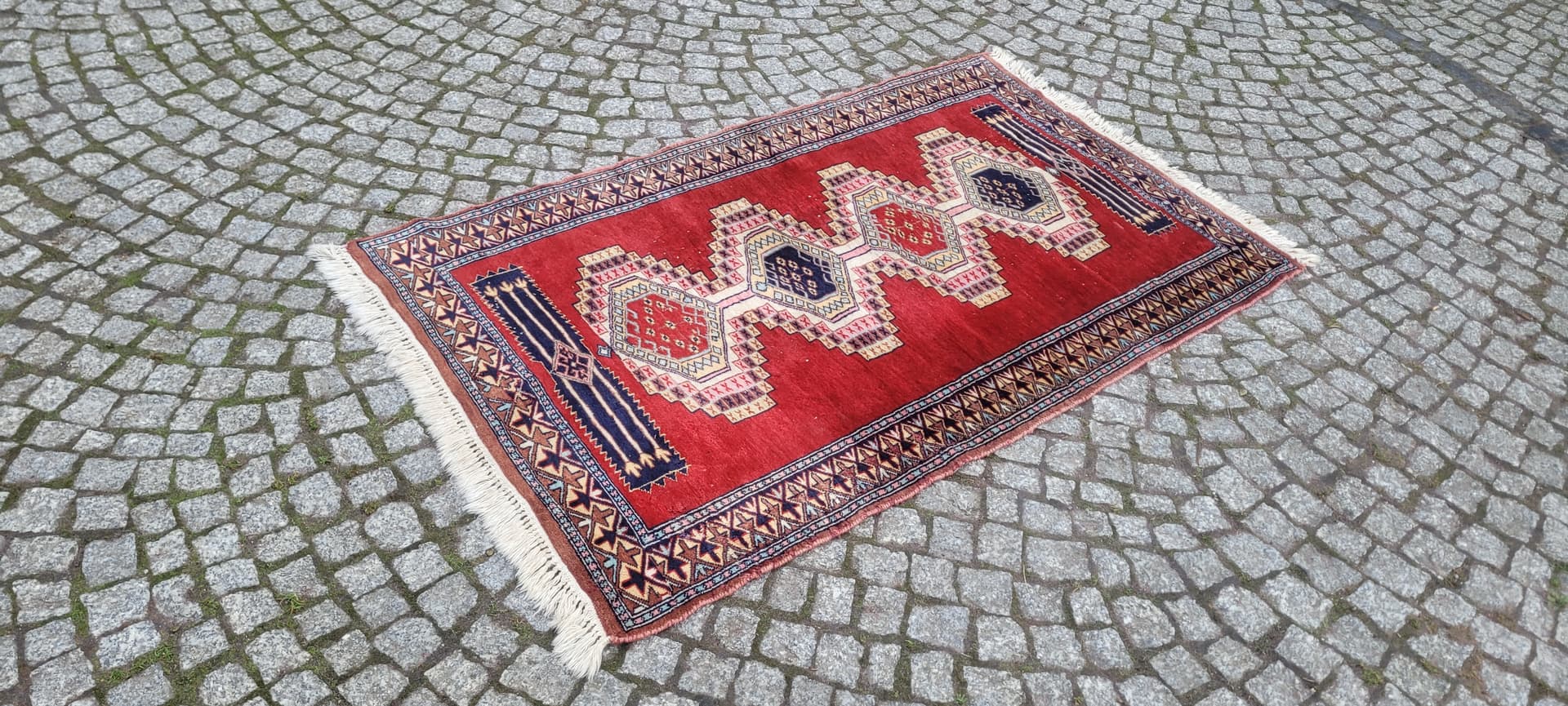 Rug Buchara 160x93 cm, multicolor wool, Pakistan - 182127