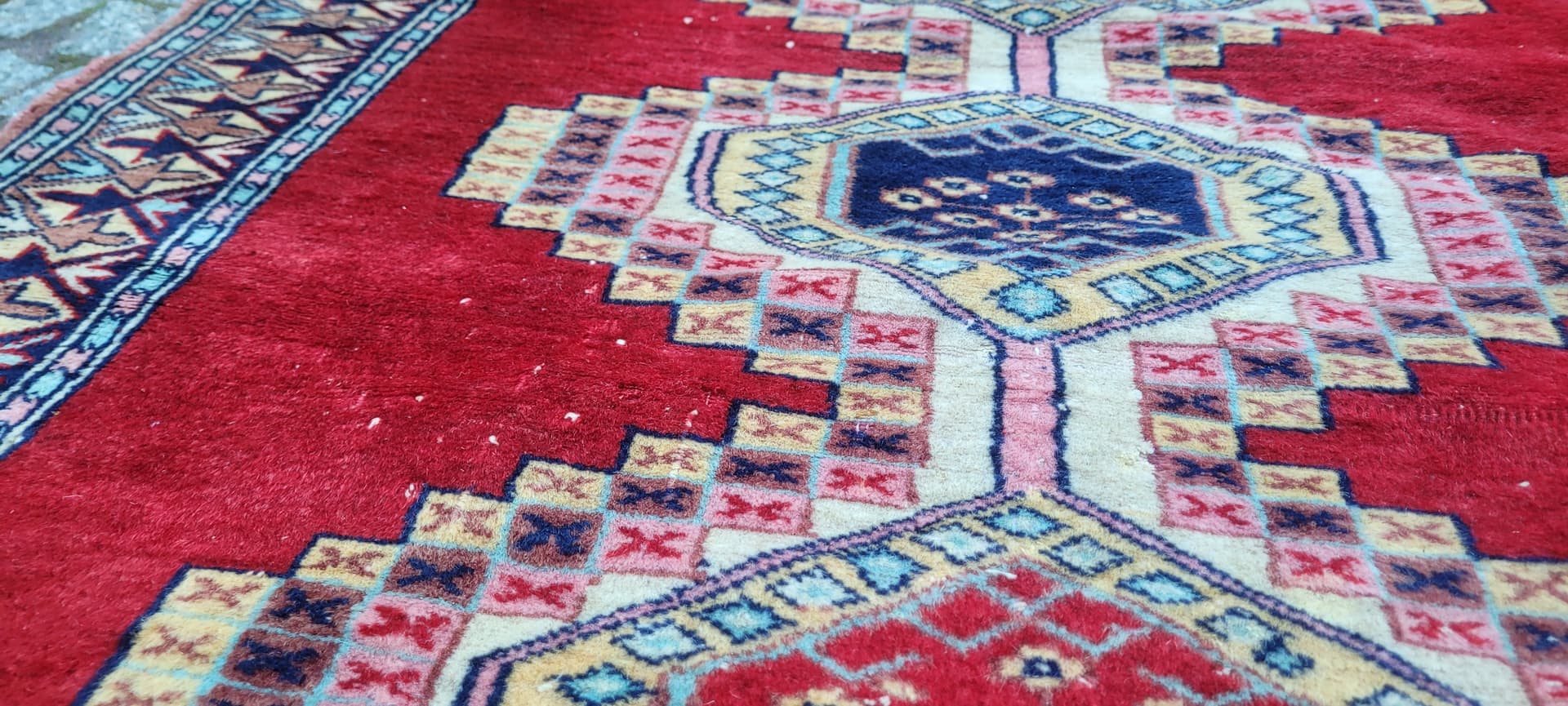 Rug Buchara 160x93 cm, multicolor wool, Pakistan - 182119