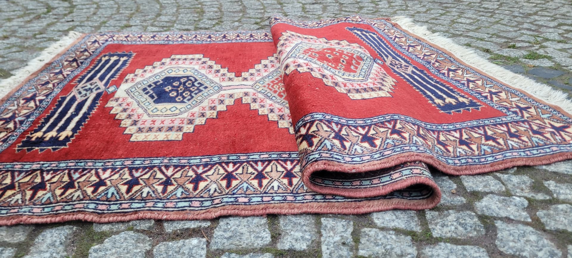 Rug Buchara 160x93 cm, multicolor wool, Pakistan - 182121