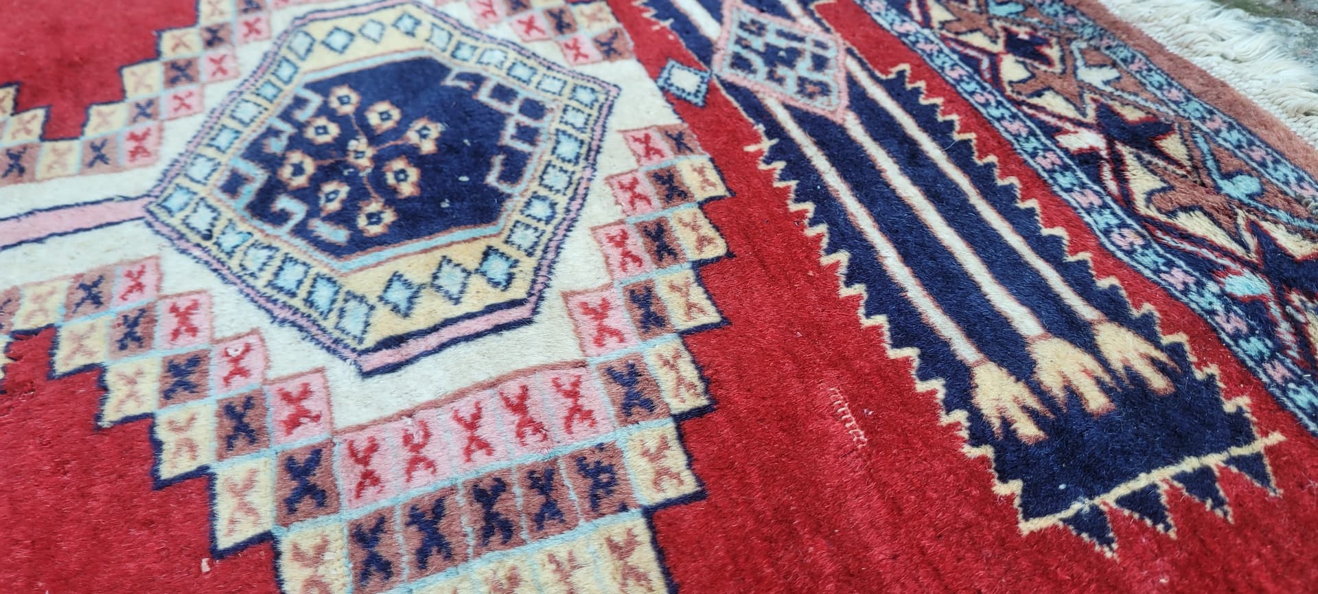 Rug Buchara 160x93 cm, multicolor wool, Pakistan - 182123