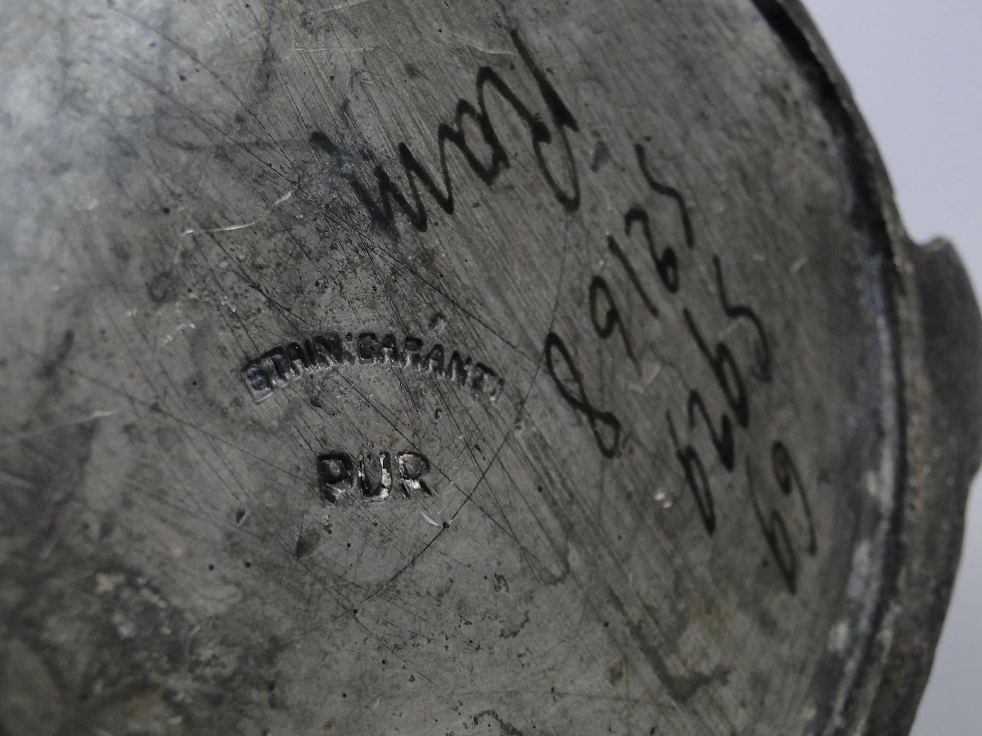 Dzban Art Nouveau, srebrny metal, proj. J. M. Petizon, Francja, początek XX w. - 12621