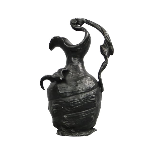 Dzban Art Nouveau, srebrny metal, proj. J. M. Petizon, Francja, początek XX w. - WYMIARY