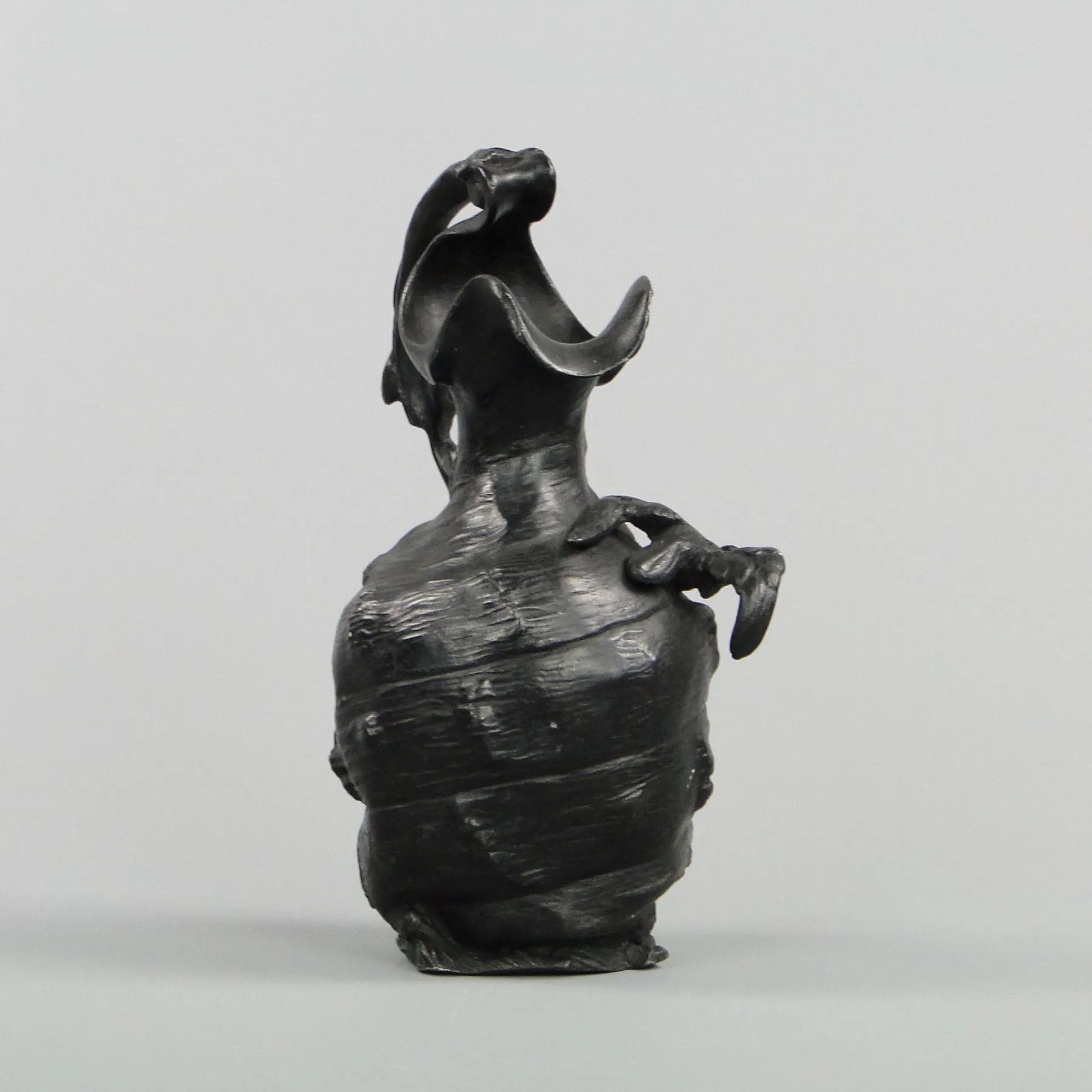 Dzban Art Nouveau, srebrny metal, proj. J. M. Petizon, Francja, początek XX w. - 12617