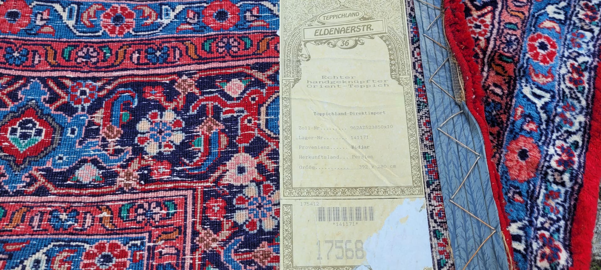 Rug Bidjar 224x330 cm, multicolor, Iran, early 20th c. - 182160