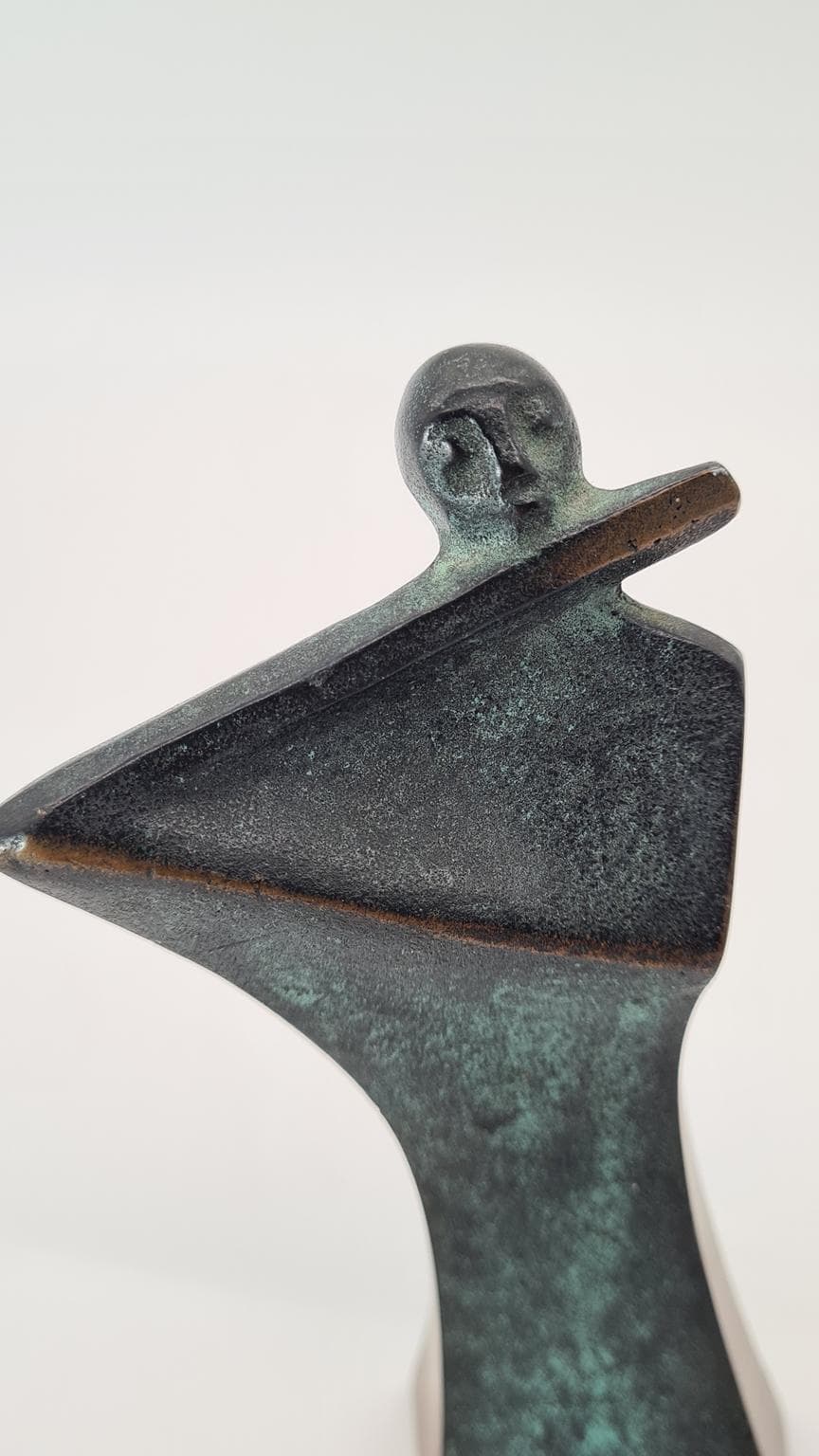 Rzeźba, Ideen in Bronze, zielony, brąz, Cleve art-line, Niemcy, lata 80. - 182198