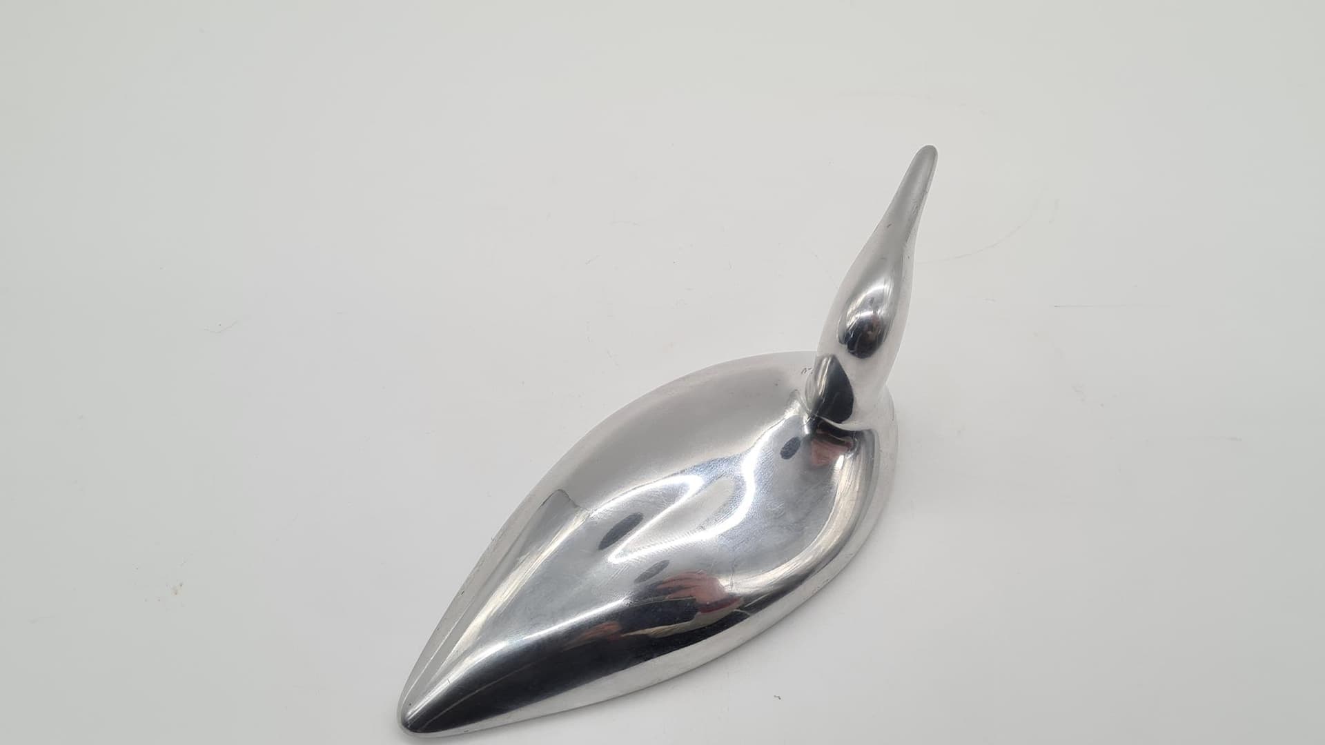 Rzeźba Hoselton, srebrny, aluminium, Kanada, lata 70. - 182239