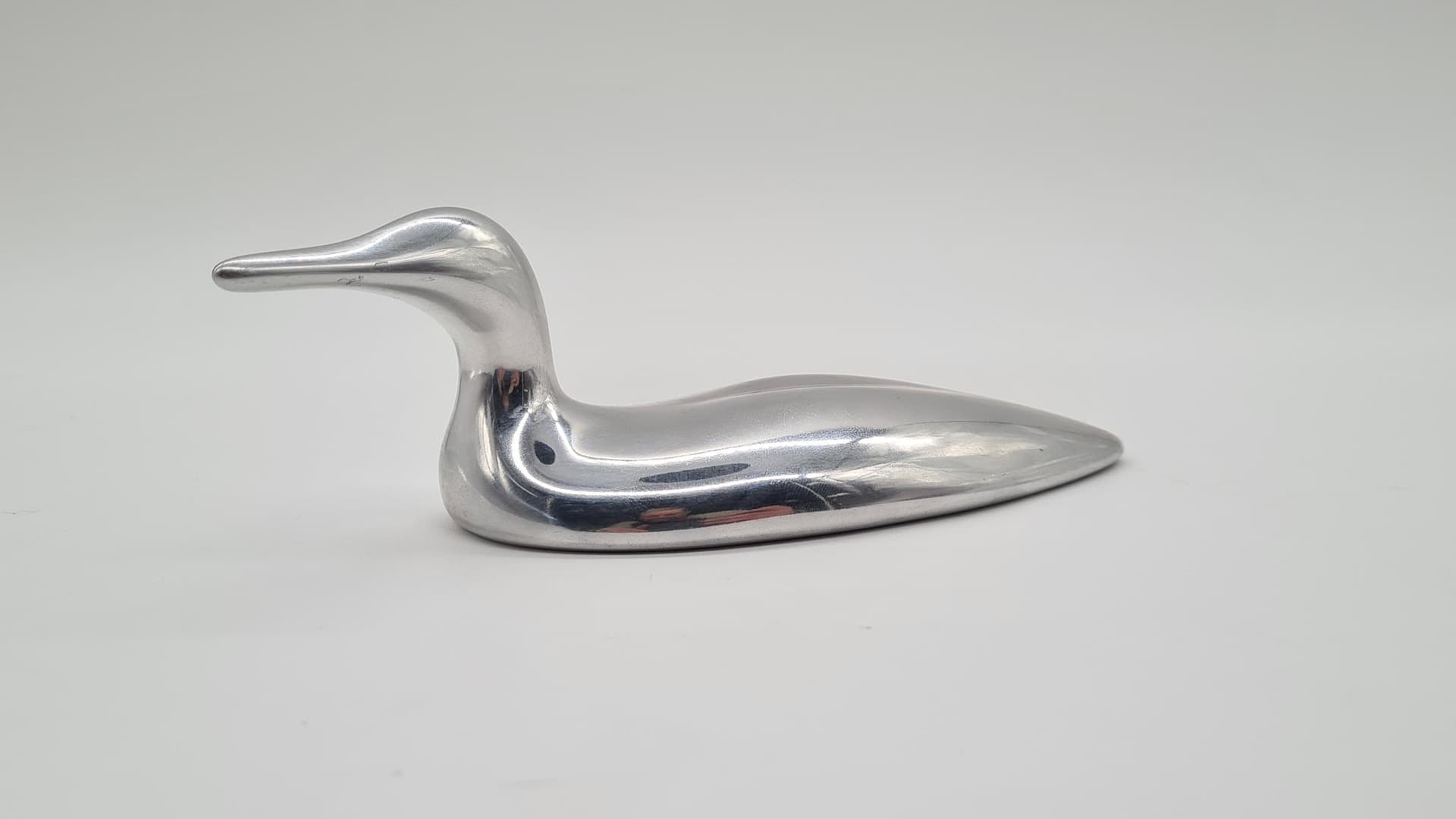 Rzeźba Hoselton, srebrny, aluminium, Kanada, lata 70. - 182235