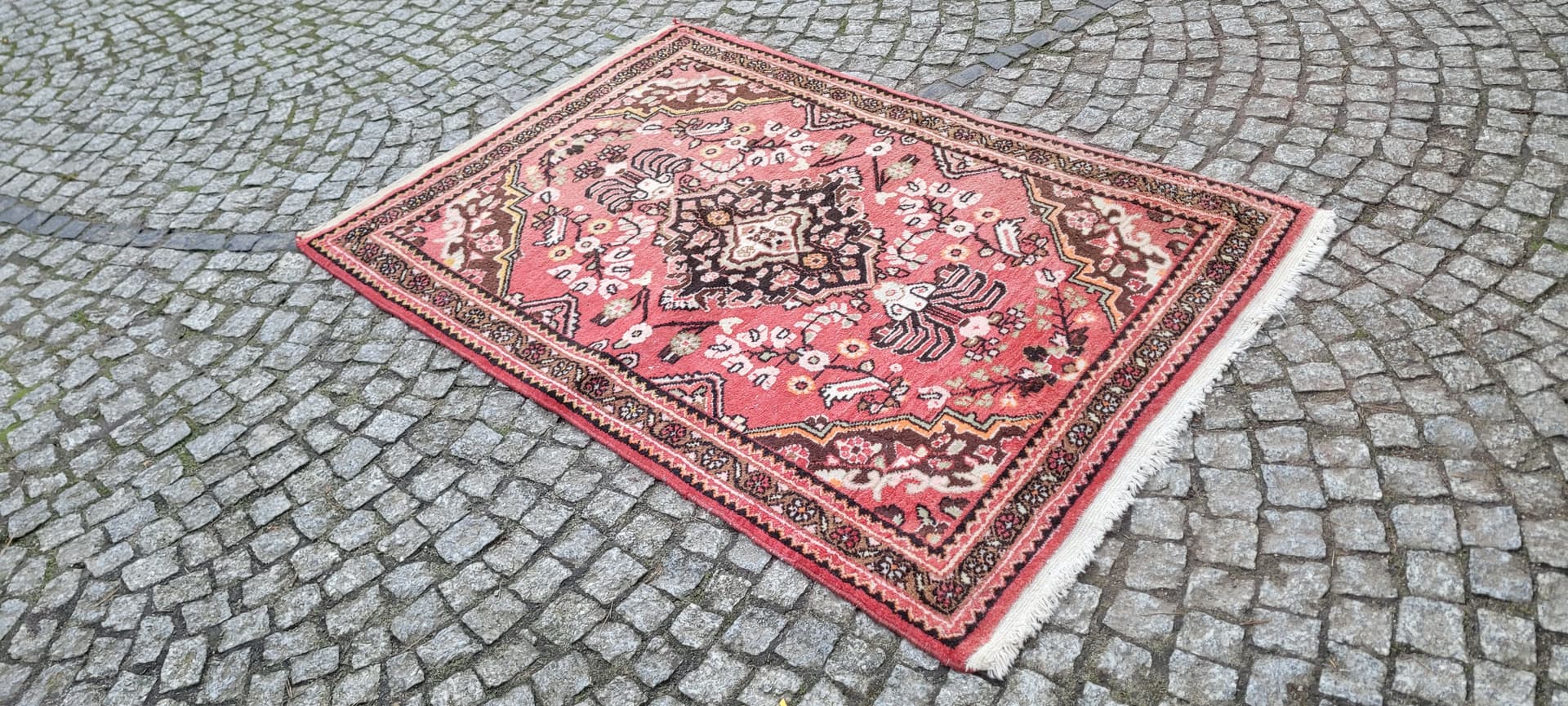 Dywan Hamadan 107x165 cm, multikolor, wełna, Iran, lata 20. - 182346