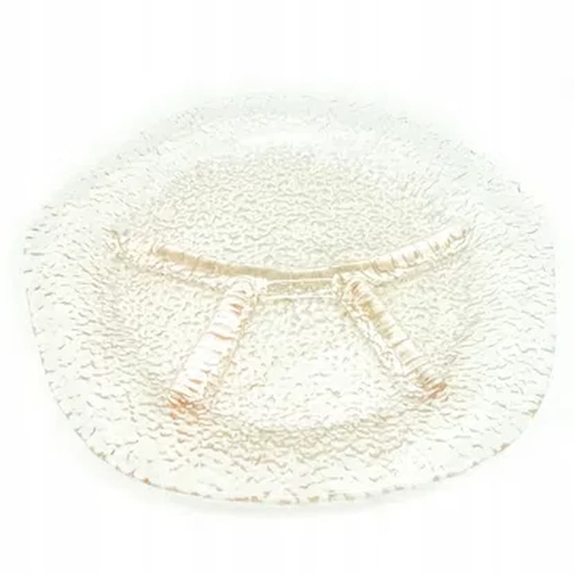 Appetizer platter, modernism, rosaline glass, by J.S. Drost, Ząbkowice, Poland, 1970s.