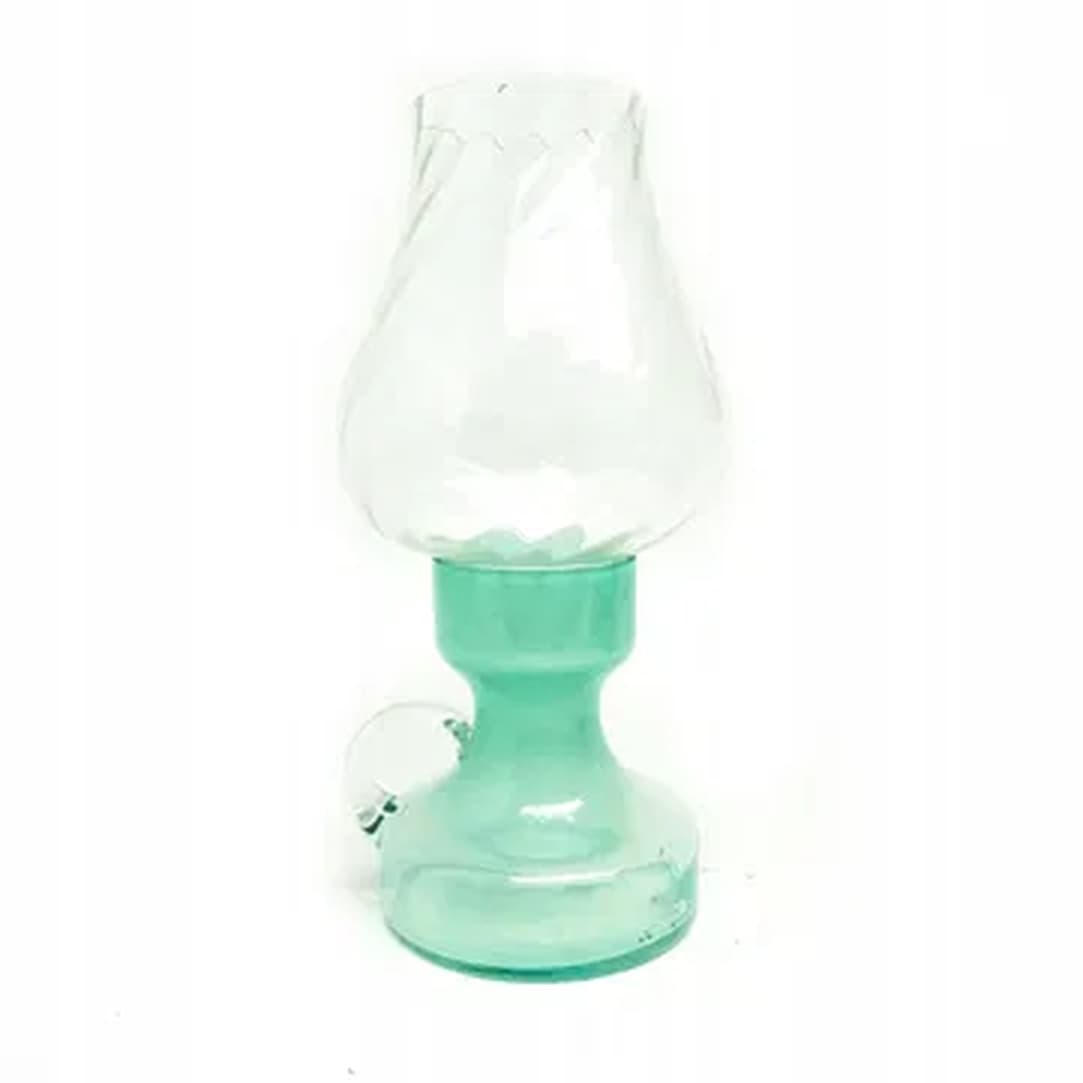 Modernism candle lamp, glass, Poland, 1970s.