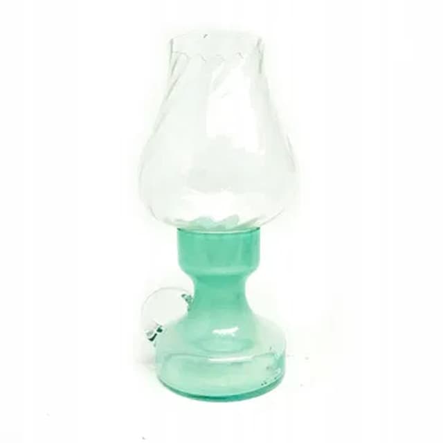 Modernism candle lamp, glass, Poland, 1970s. - DIMENSION