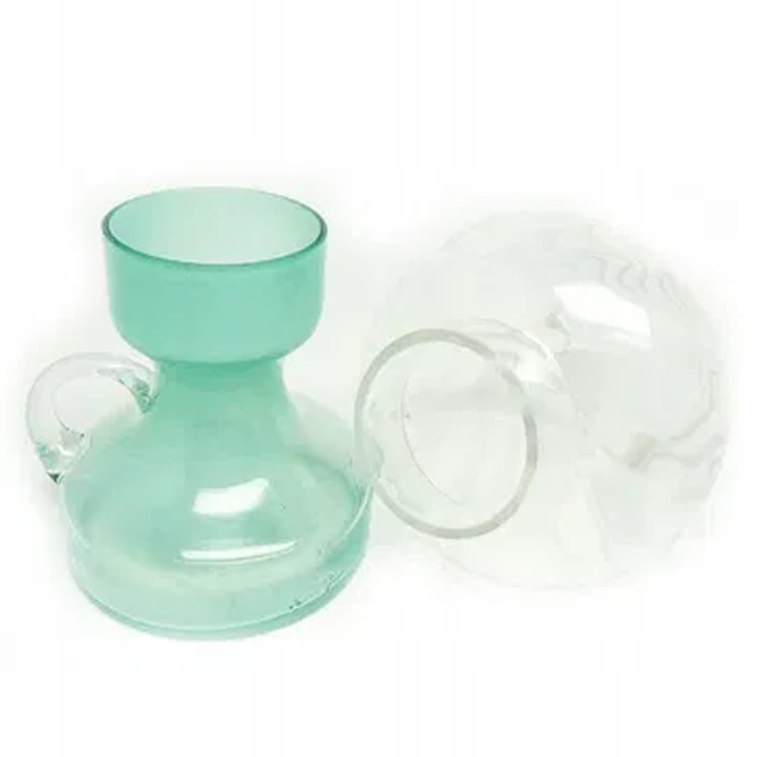 Modernism candle lamp, glass, Poland, 1970s. - 182493