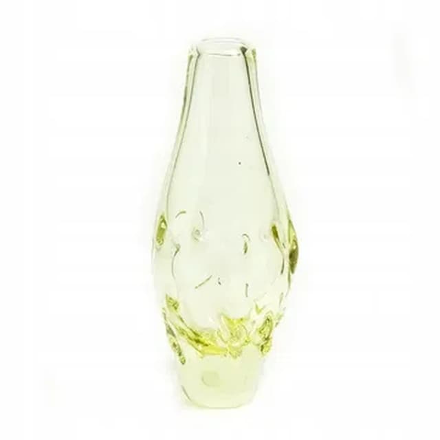Mid-century modern vase, glass, Huta Zelezny Brod, Czechoslovakia, 1950s. - DIMENSION
