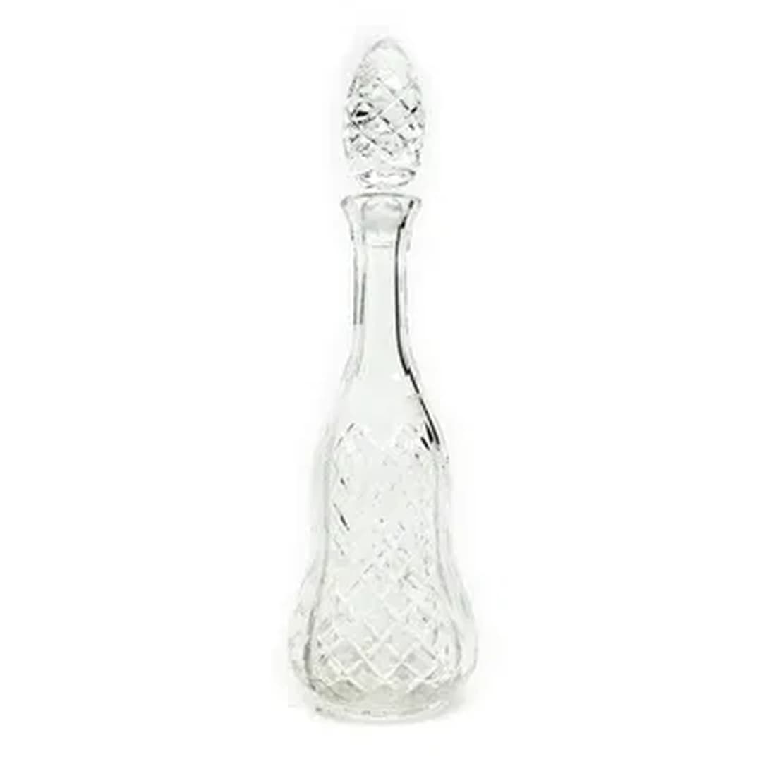 Decanter, Art Deco, crystal, Sweden, 1950s