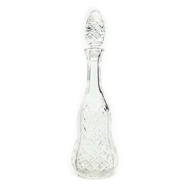 Decanter, Art Deco, crystal, Sweden, 1950s - DIMENSION