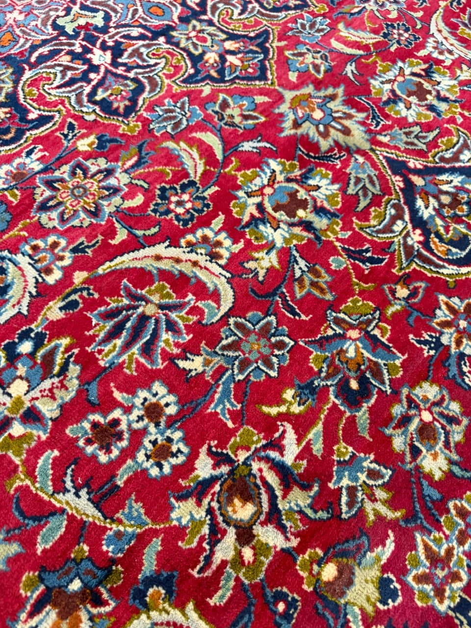 Nowy Kaszmirowy Dywan Wełniany Perski Iran Keshan 400x300 - 182677