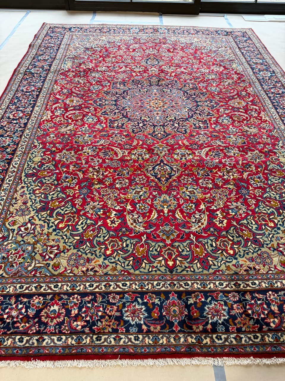 Nowy Kaszmirowy Dywan Wełniany Perski Iran Keshan 400x300 - 182669