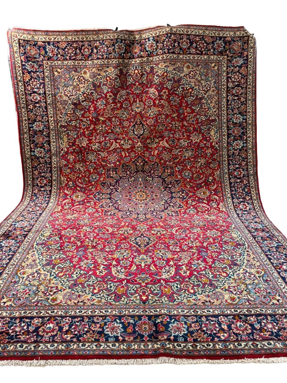 Nowy Kaszmirowy Dywan Wełniany Perski Iran Keshan 400x300